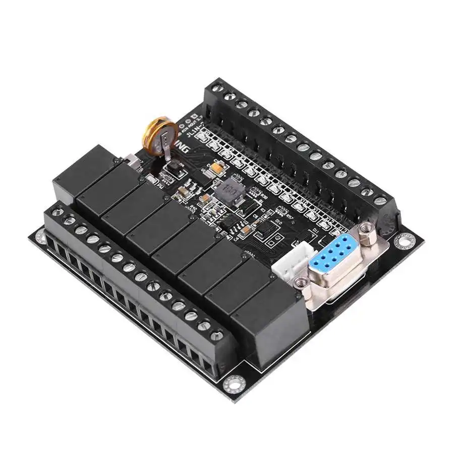 

PLC Controller Regulator FX1N DC24 20MR Industrial Control Board Programmable Logic Controller Motor Programmable