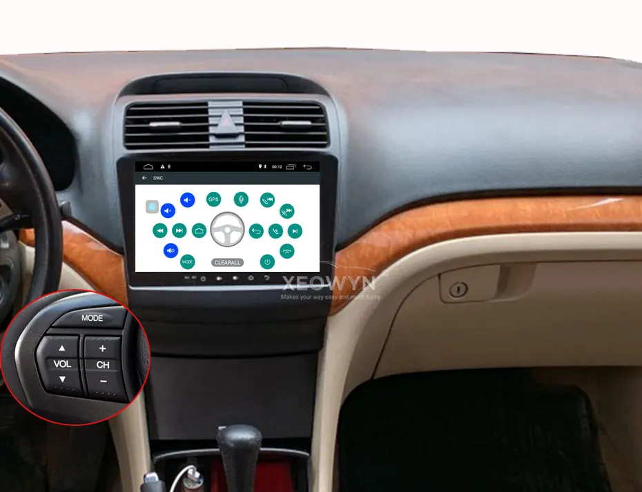 10 дюймов Android радио для Acura TSX для honda inspire UC1 2003-2007Quad core 1024*600 автомобильный Радио gps навигация Andriod wifi