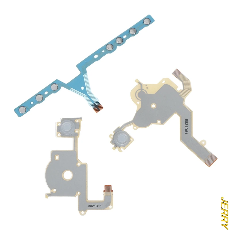 

New Product 3 Pieces/set Of Left And Right Button Flexible Ribbon Cable Assembly Replacement And Repair Parts PSP 3000 Assembly