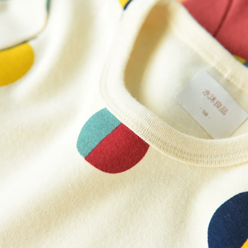 Футболка для маленьких мальчиков и девочек детская одежда на осень зиму рубашки