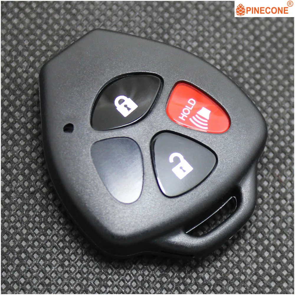 PINECONE для TOYOTA CAMRY RAV4 YARIS SCION Tc AVALON Автомобильный ключ 2 + 1 не требуется вырезать