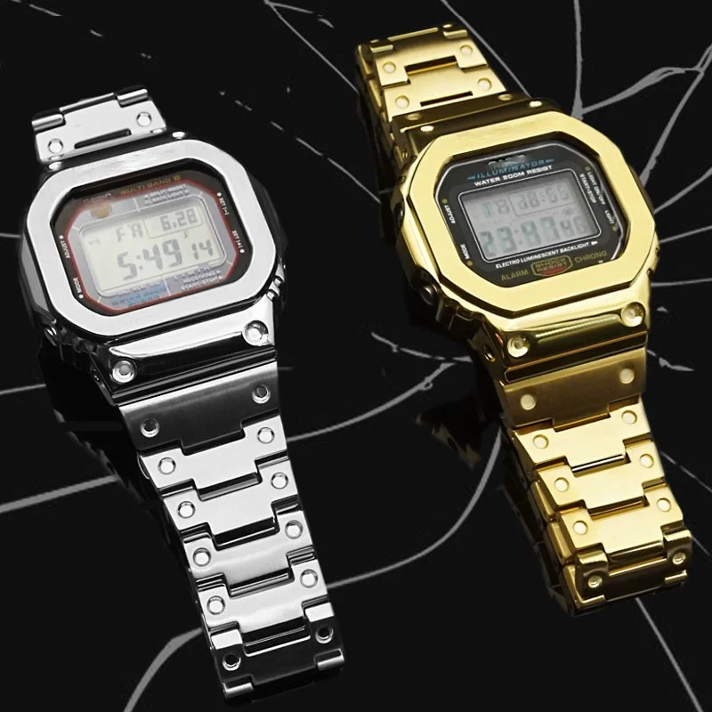 

high quality stainless steel watch bezel for G SHOCK watch GM5600 New Luxury Fashion Black Silver Gold Blue Rainbow