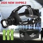 Новый XHP90.2 фара XHP90 светодиодный налобный фонарь 18650 высокое Мощность светодиодный головной светильник 42 Вт USB зум Перезаряжаемые XHP70 XHP50 Кемпинг рабочий светильник