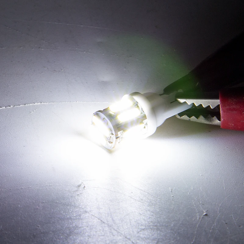 RXZ 10 шт. W5W светодиодный T10 7020 SMD для парковочные фары автомобиля Габаритные лампы