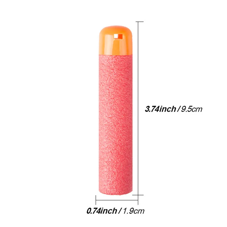 30 шт мега для Nerf 9,5 см красная снайперская винтовка дротики пули Мега пена заправка дротиков большое отверстие головы пули для N-Strike мега серии