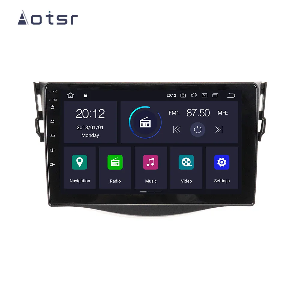 IPS + DSP автомобильный android 10 0 gps навигационный плеер для Toyota RAV4 Rav 4 2007 2008 20102011 Радио