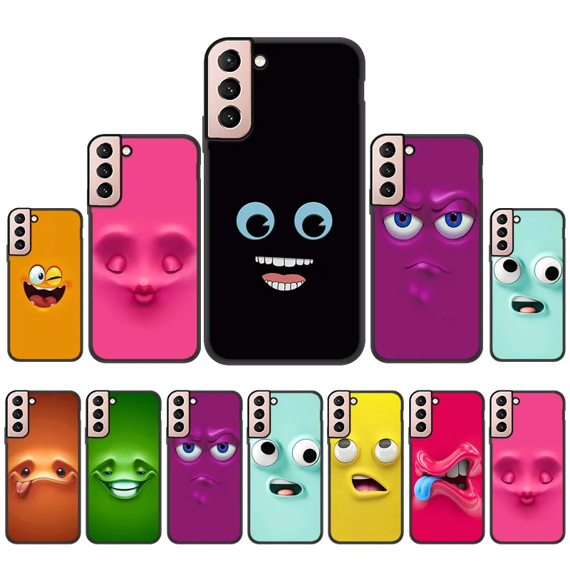 

Case For Samsung S21 Case For Galaxy S20 FE Funda S21 S20 Ultra S10 Plus Case Black Painted Back Coque Covers