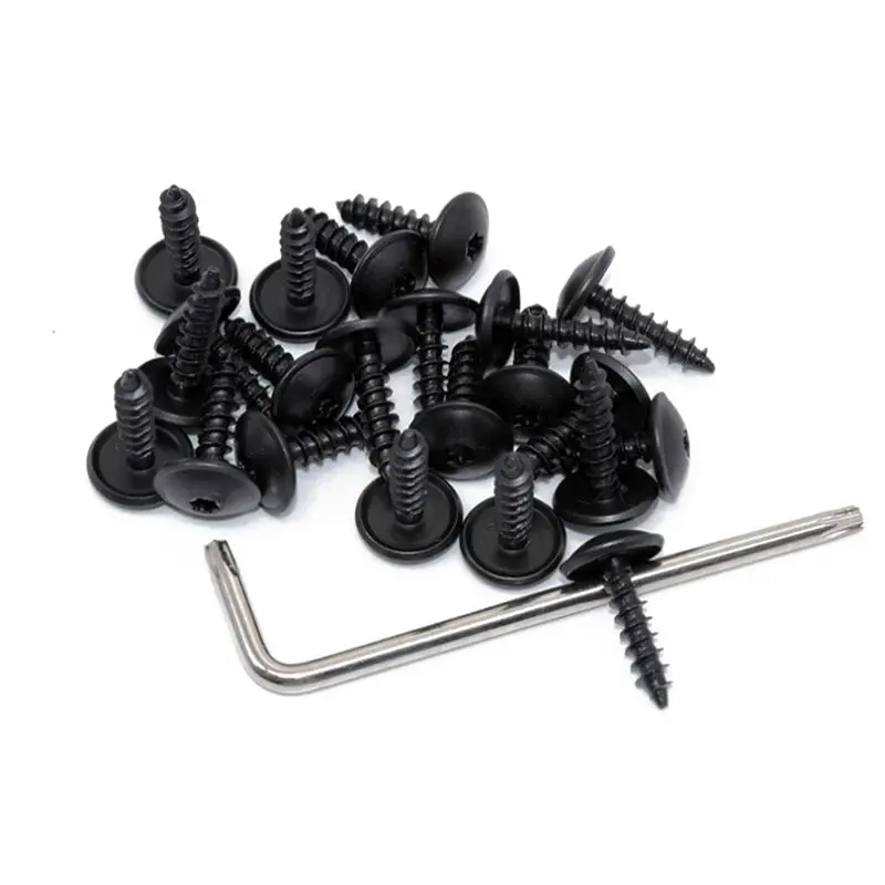 

20 Pcs/lot Universal Engine Cover Undertray Wheel Arch Torx Screw Fastener Clips