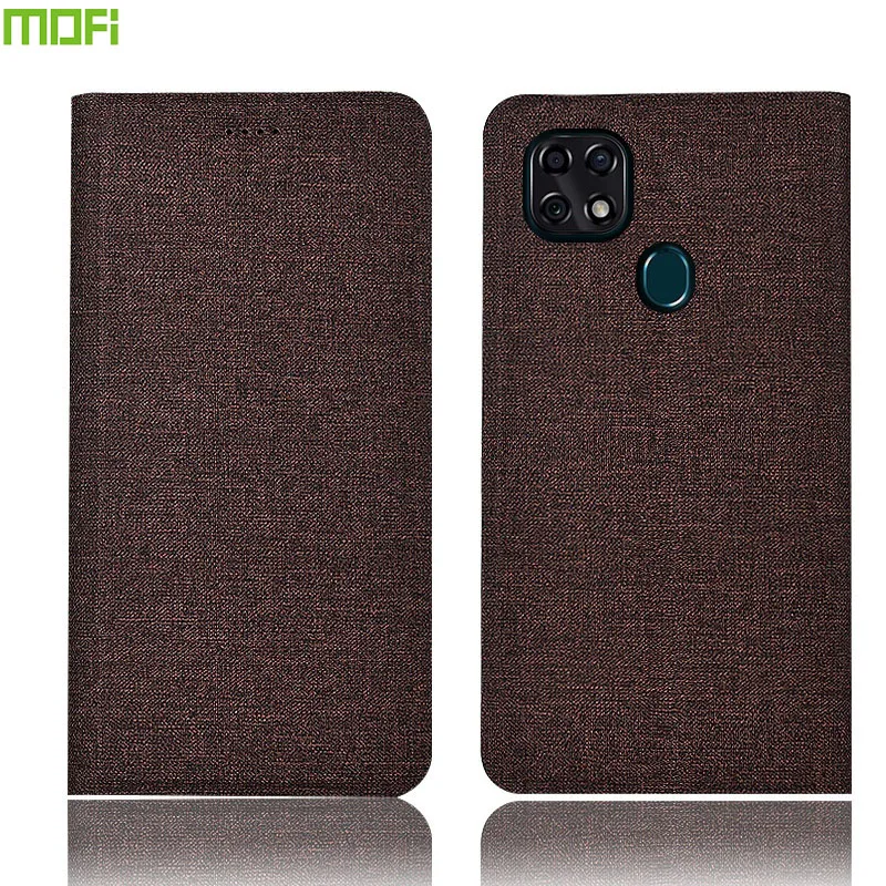 Умный чехол для zte Blade 20 MOFi Blade20 Smart 2019 ударопрочный флип из искусственной кожи и