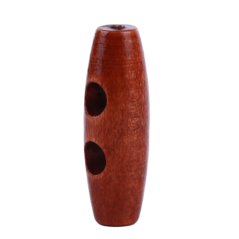 50 шт./лот деревянные пуговицы для шитья пальто аксессуары одежды 2 отверстия