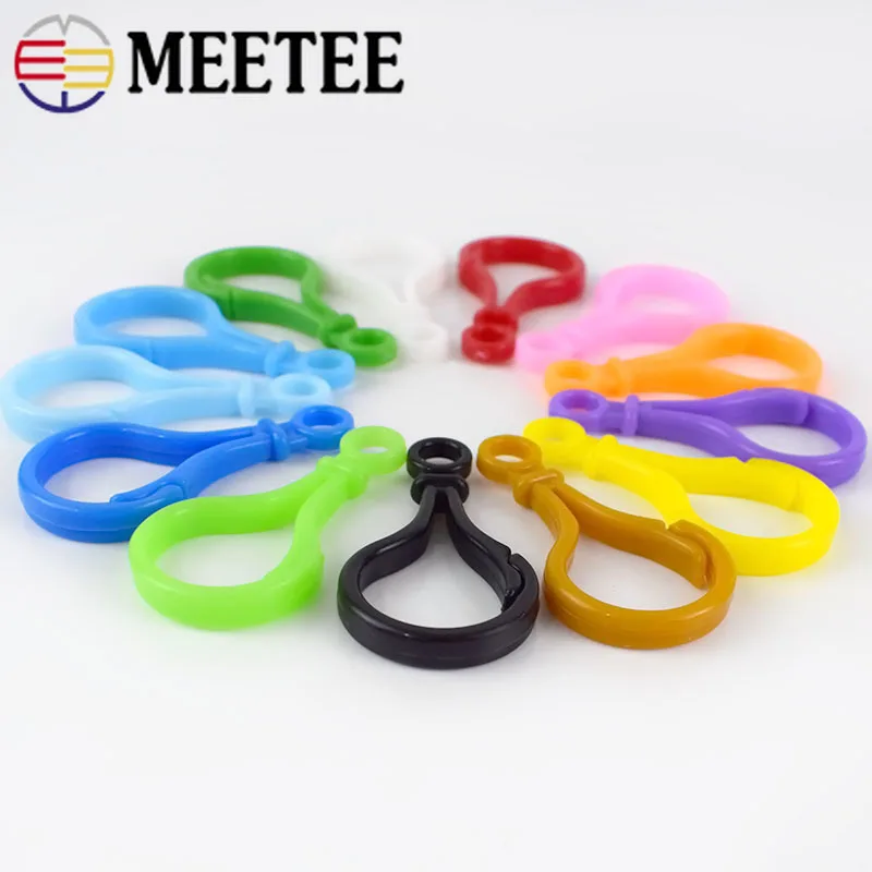 Пластиковые застежки Meetee 50 шт. застежки-карабины сделай сам для игрушек зажимы