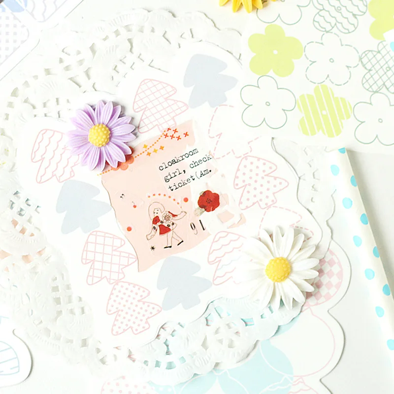 

20 set/lot Memo Pads Sticky Notes Spring breath series diary Scrapbooking Stickers Office School stationery Notepad