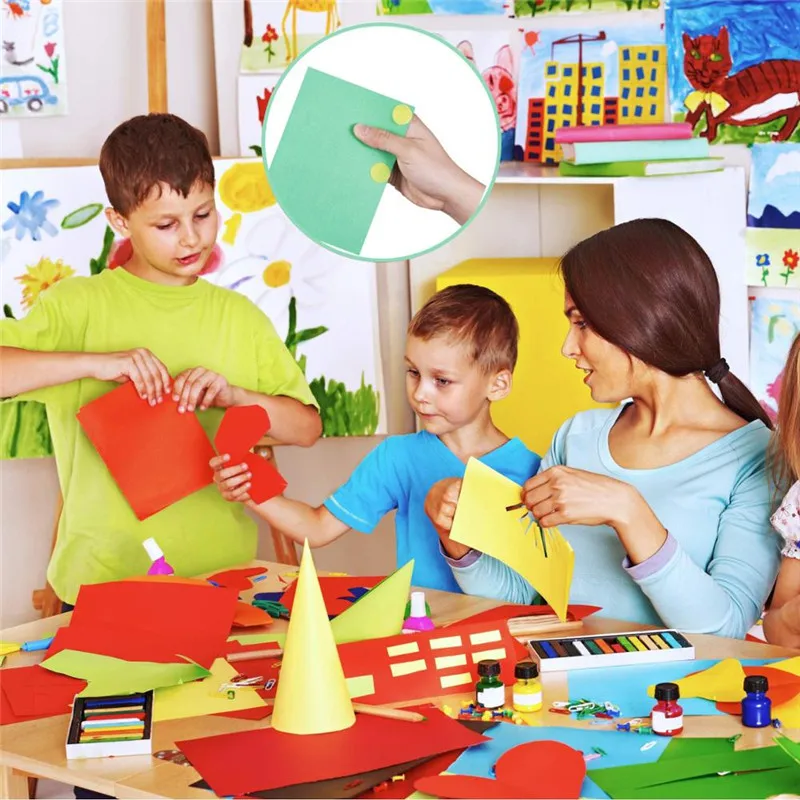 Разноцветные Самоклеящиеся Застежки-липучки нейлоновые круглые петли клейкие