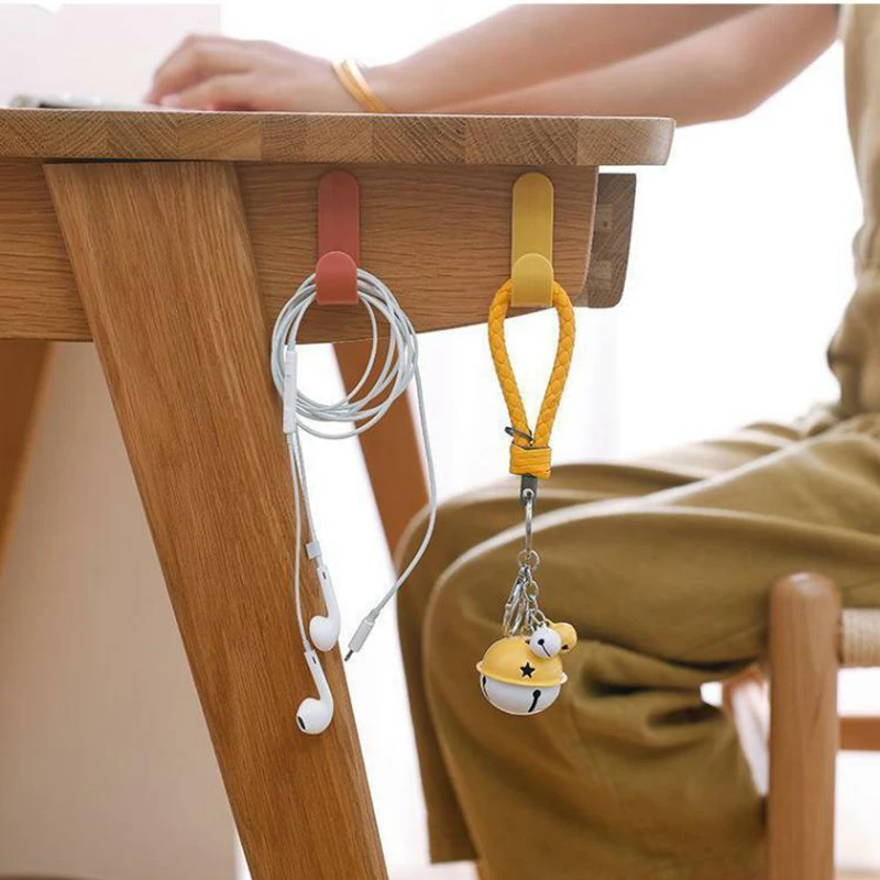 Крючки для полотенец пластиковые вешалки дверей самоклеящиеся настенные шляп и