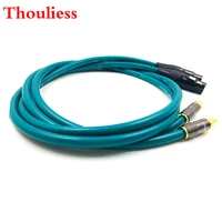 thouliess pair liton rca male to 3pin xlr feamle balacned audio cable rca to xlr interconnect cable with cardas cross usa cable
