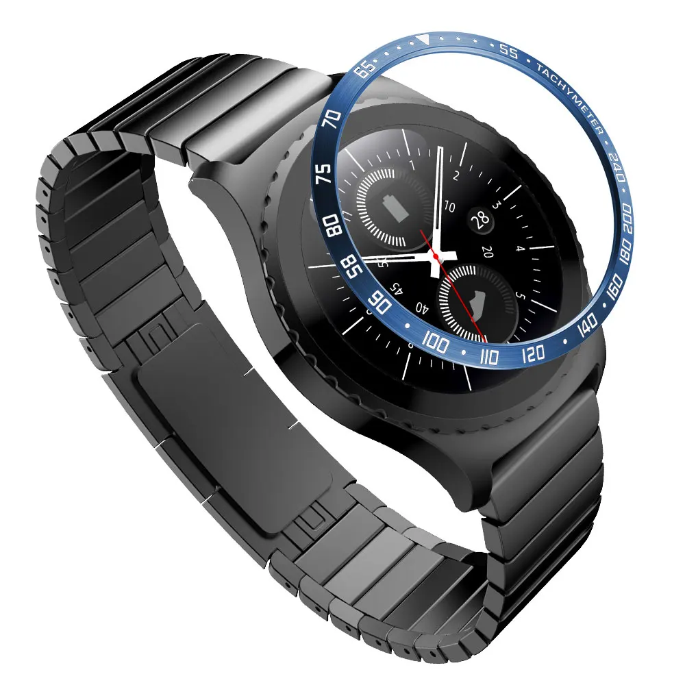 E2 Ringke рамка Стилизация рамка для samsung Galaxy Watch 46 мм gear S3 Frontier Классический чехол Защитное кольцо против царапин кольцо - Цвет: E2