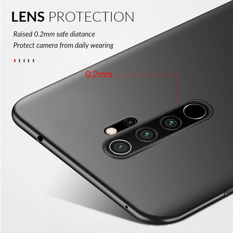 Slim Hard PC Case For Xiaomi Redmi Note 10 9 8 Pro 9s 9T 11s Mi 10T 11 Lite Poco X3 NFC M3 F3 11T Anti-skid Matte Back Cover | Мобильные