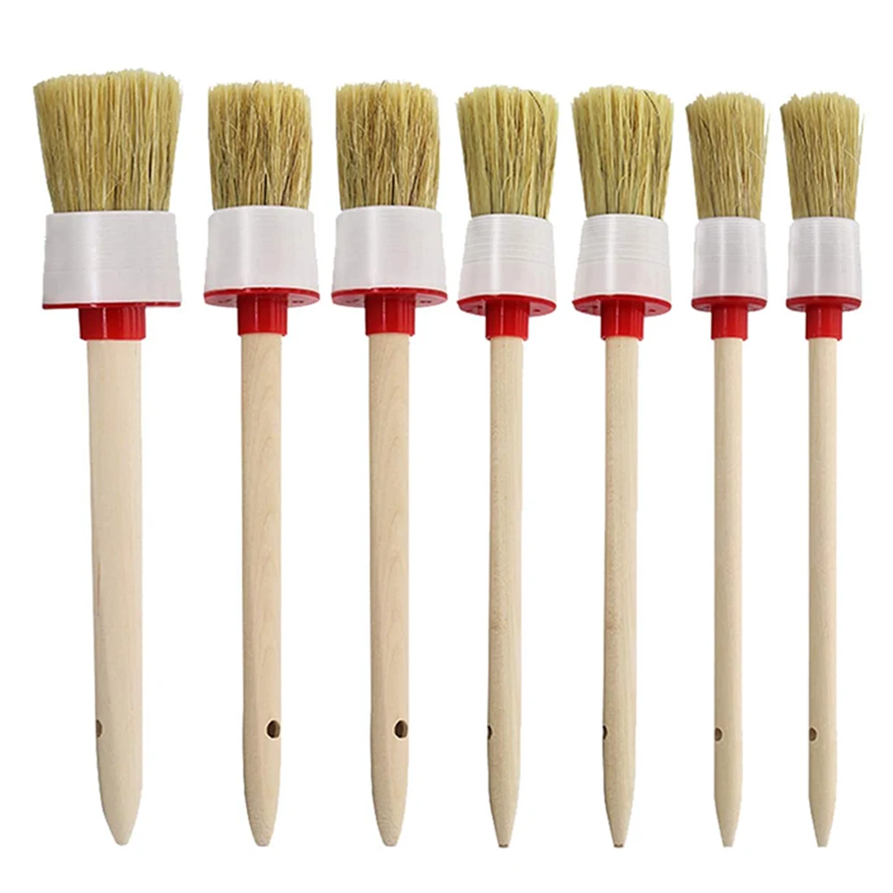 

7Pcs Household Air Conditioner Vent Brush Air Outlet Cleaning Brush Car Grille Brush Air Conditioning Mouth Brushes