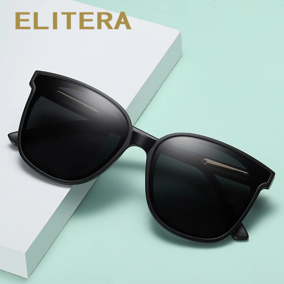 

Солнцезащитные очки унисекс ELITERA, кошачий глаз, Поляризованные, винтажные, для вождения, рыбалки