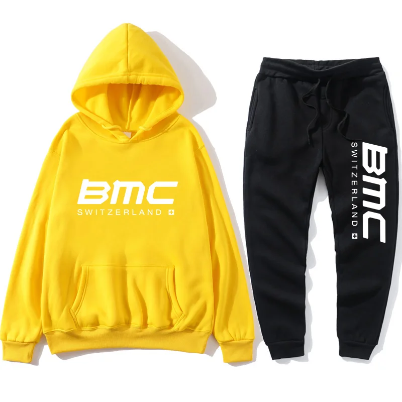 

New men's spring and autumn loose casual thin Korean fashion student Hoodie, couple's coat, 2-piece sweater set