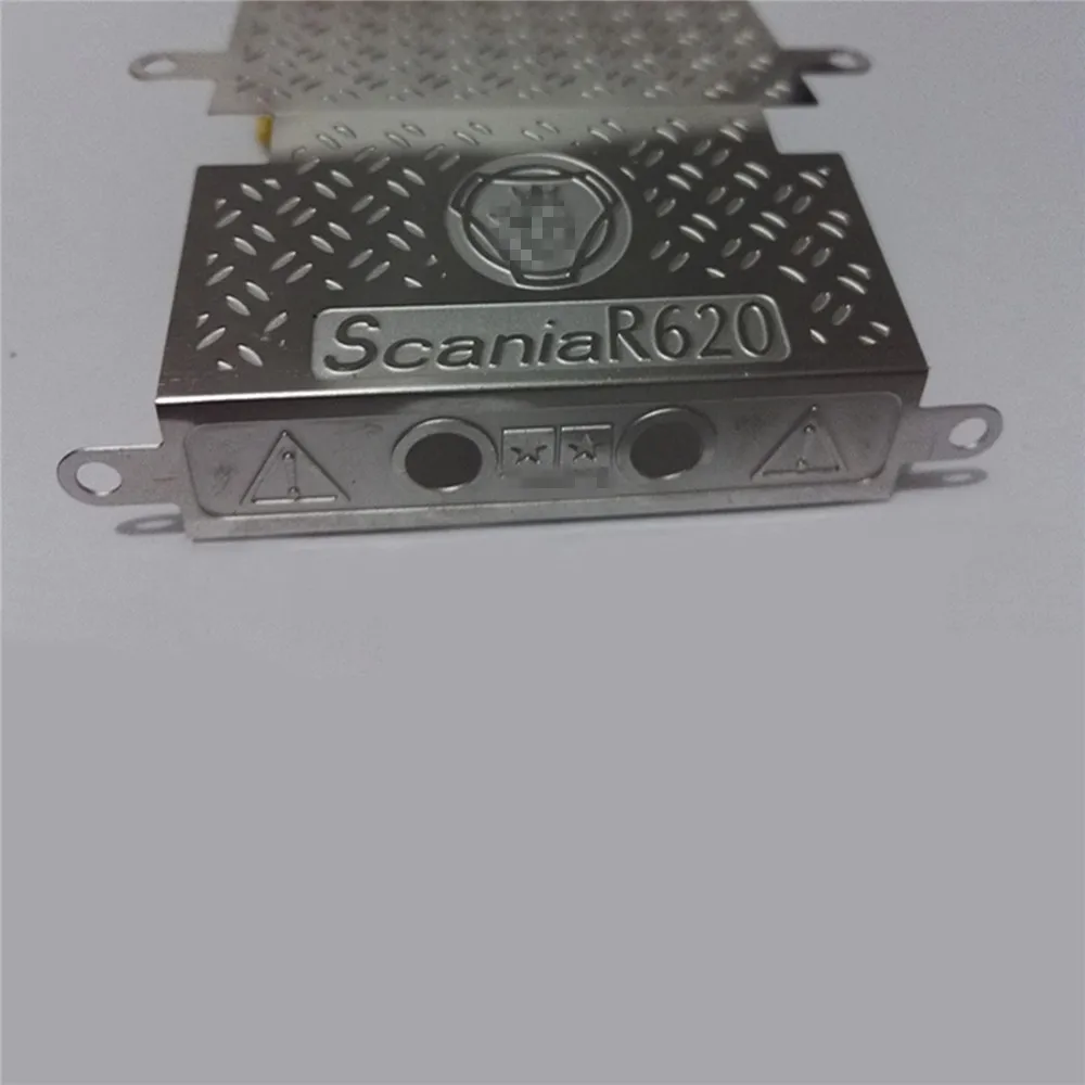 Декоративная металлическая противоскользящая задняя пластина для Тамия 1/14 Actros