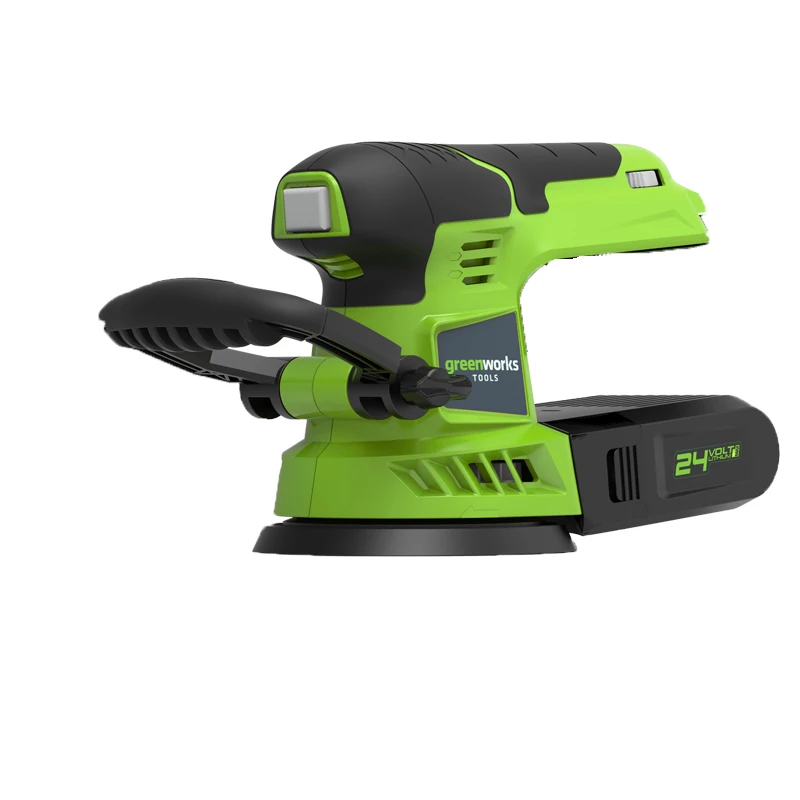 Greenworks 24V беспроводные случайная орбитальная шлифовальная машина наждачной