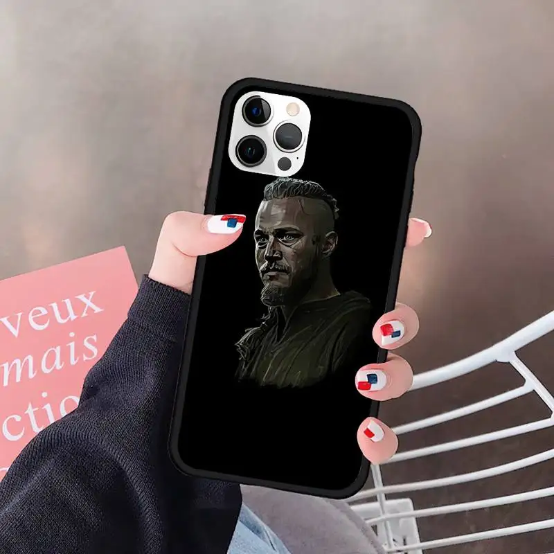 

Vikings Ragnar Lothbrok Phone Case For Iphone 5 5S SE 6 6s 7 8 plus X Xr XS 11 12 Mini Pro Max Cover Fundas Coque