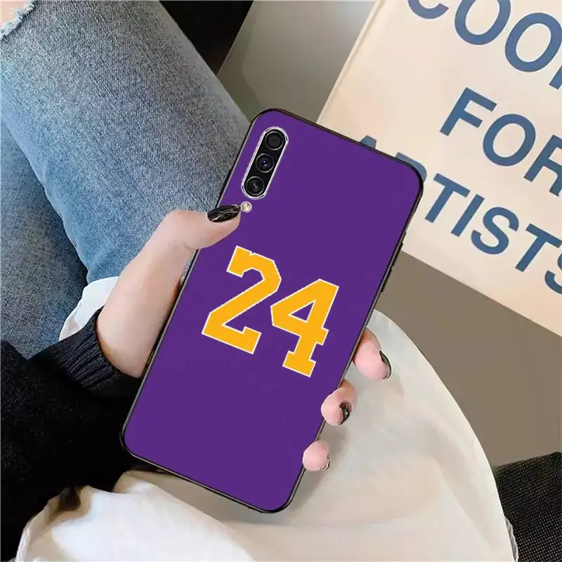 

Basketball 23 24 Lucky Number Phone Case For Samsung galaxy A S note 10 7 8 9 20 30 31 40 50 51 70 71 21 s ultra plus