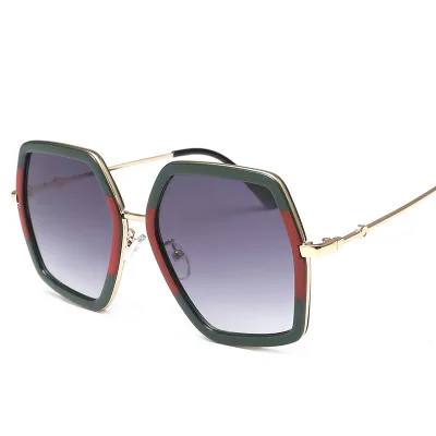 Квадратные роскошные солнцезащитные очки фирменные дизайнерские женские