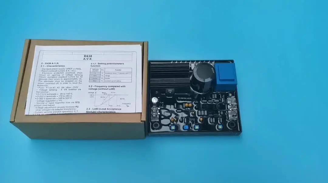 

Регулятор напряжения AVR R438 на входе переменного тока