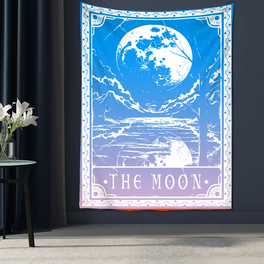 Настенный гобелен с изображением Таро смерти индийская мандала психоделический