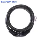 Велосипедная безопасность, 4-значный комбинированный замок для велосипедной цепи