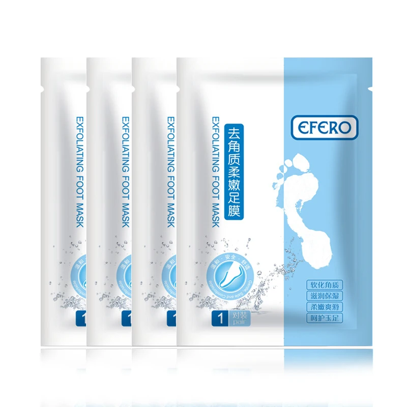 

Efero Baby Exfoliating Foot Whitening Rejuvenation Mask Remove Dead Peel Soft Smooth Feet Skin Foot Exfoliation Peel Mask T1224