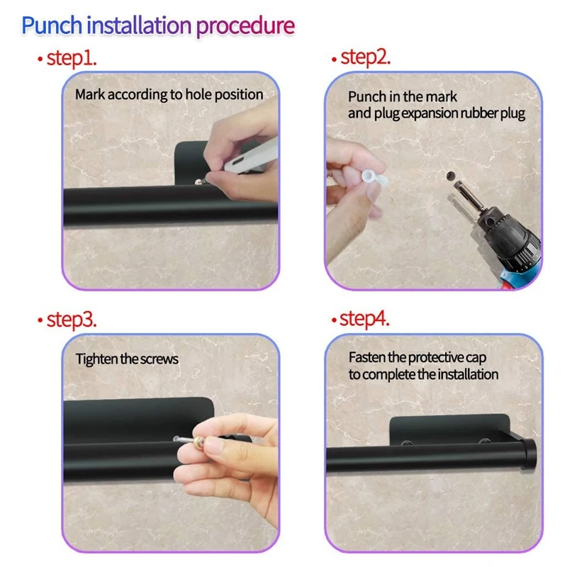 

Kitchen Paper Holder Under Cabinet Self Adhesive Wall Mount Paper Towel Holder for Home Kitchen Towel