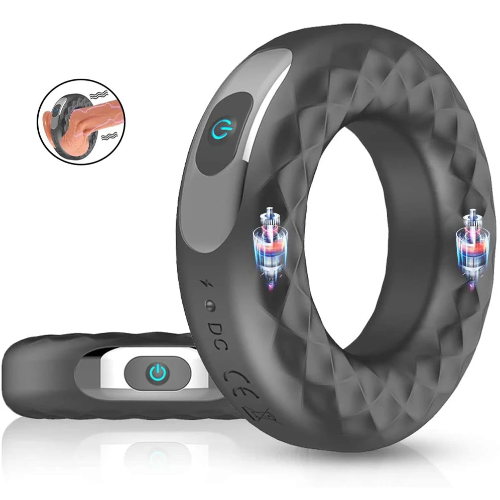 Вибрирующее кольцо интимные игрушки для мужчин/пар Стимулятор клитора с 10 Режимы