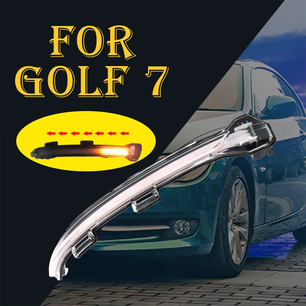Светодиодный индикатор для GOLF7 W204 W205 Q5 A4 Автомобильная зеркальная лампа заднего