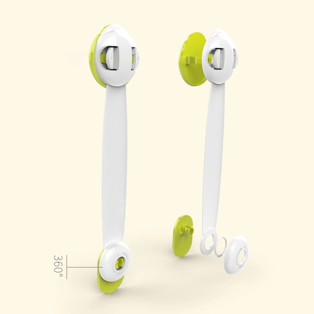 Cabinet Drawer Fridge 360 Rotation Adhesive Children Baby Safety Lock Latches |