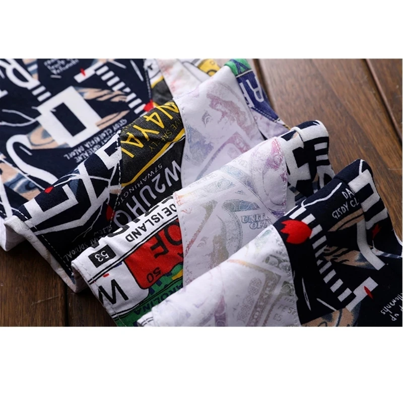 

European American Style Men's Letters Printed Patchwork White Jeans Fashion Graffiti Colored Painted Slim Straight Denim Pants
