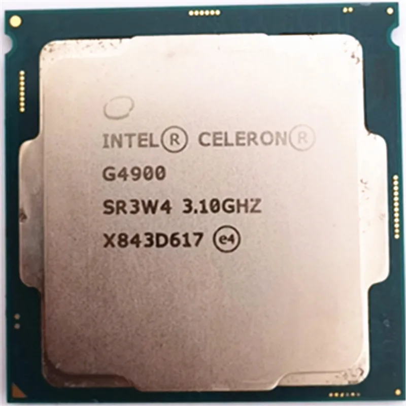 

intel G4900 CPU 3.1GHz LGA1151 Dual Core Desktop PC CPU G4900 2M 2 Core 2 Thread LGA1151 Processor