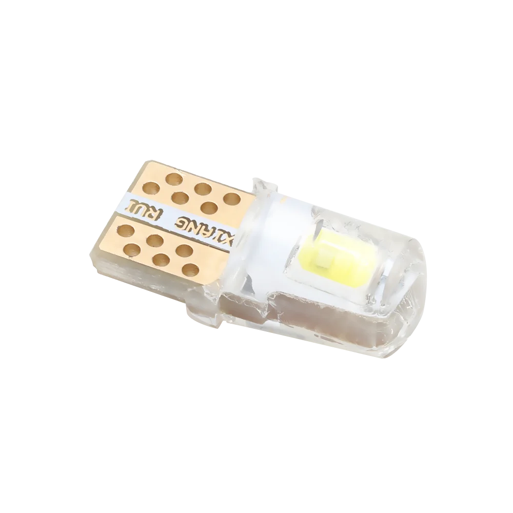 

10PCS Car T10 5730 2smd Silicone Car w5w LED Trunk Signal Turn Side License Plate Light Internal Reading Light Bulb