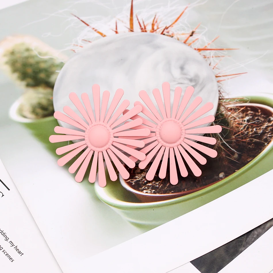 Женские серьги-гвоздики с цветами 6 цветов | Украшения и аксессуары