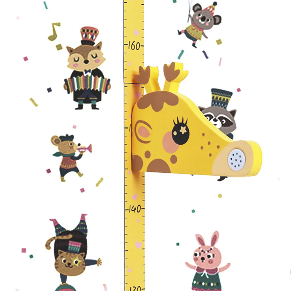 

Kids Growth Removable Kid 3D Cartoon Height Growth Chart Measure Wall Sticker Rulers For Kids Baby Room Bedroom Decor Wall Decor