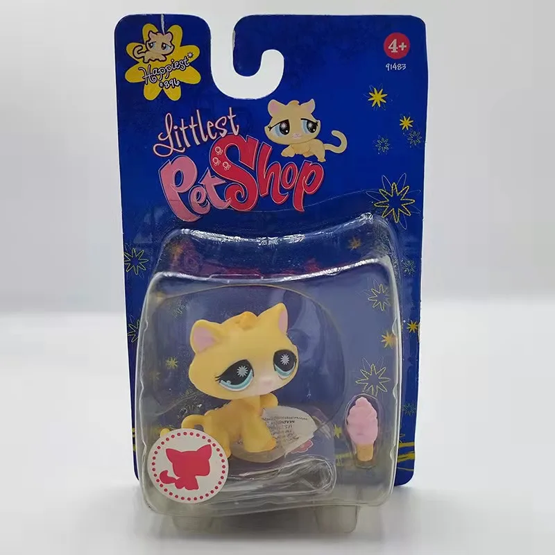 Маленькие модели животных игрушки зоомагазин мини кошка щенок старая фигурка