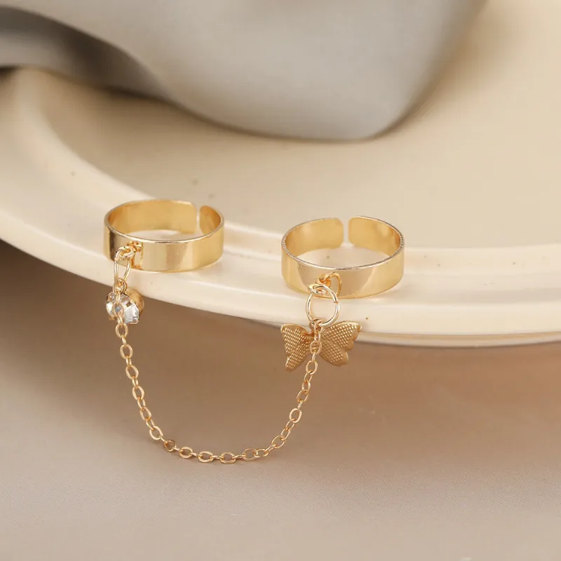 

Summer Butterfly One Piece Ring Joint for Women Girls Personality Jewellery Wholesale