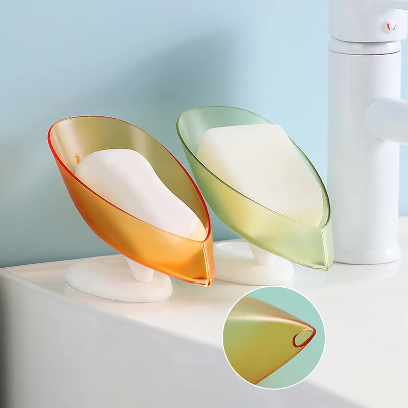 

Rotating Soap Box Suction Cup Draining Kitchen Storage Box Bathtub Storage