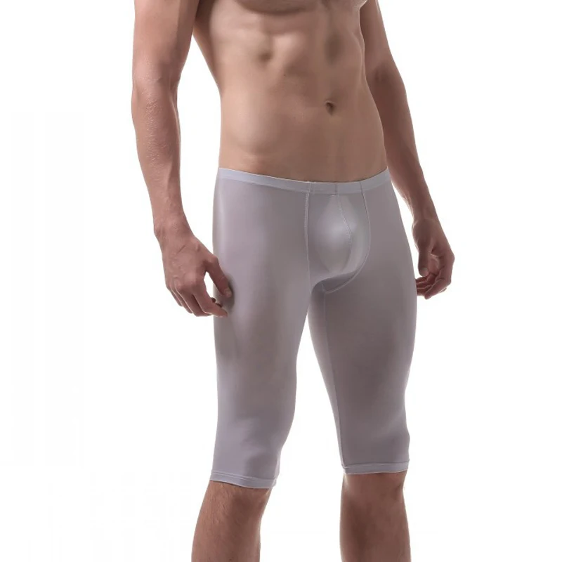 Шорты мужские корректирующие эластичные штаны с заниженной талией летние для