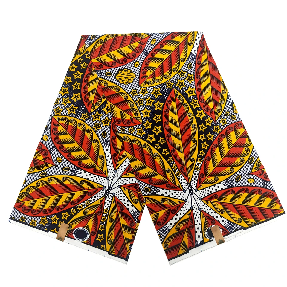 6 Yards Mitex Wax Print/ African Fabrics Kitenge/Pagnes/Tissues Africain/ Lapa/Chitenge HS-2