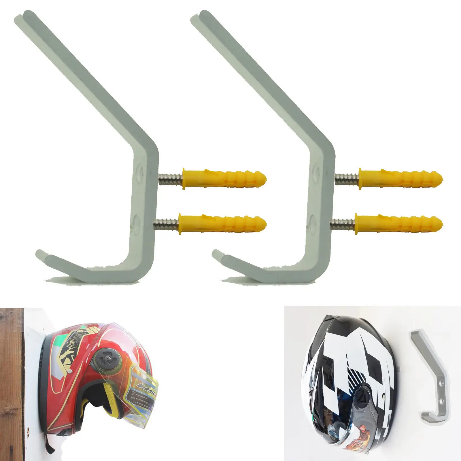 2 шт. настенный крючок для шлема|Детали инструментов| |