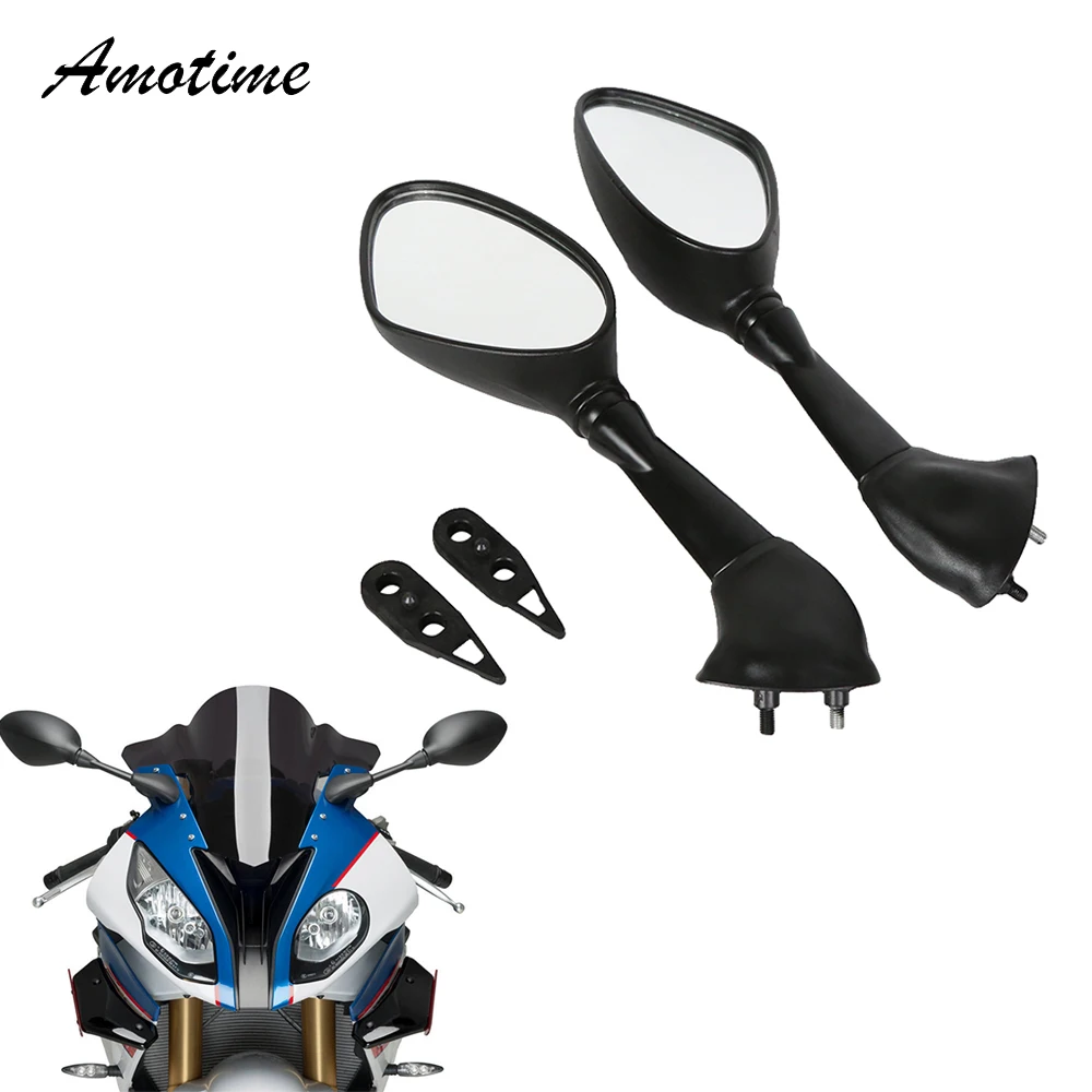 

Rear View Mirrors For BMW S1000RR S1000 RR 2010-2018 HP4 2011 2012 2013 2014 2015 Motorcycle Rearview Side Mirrors Black