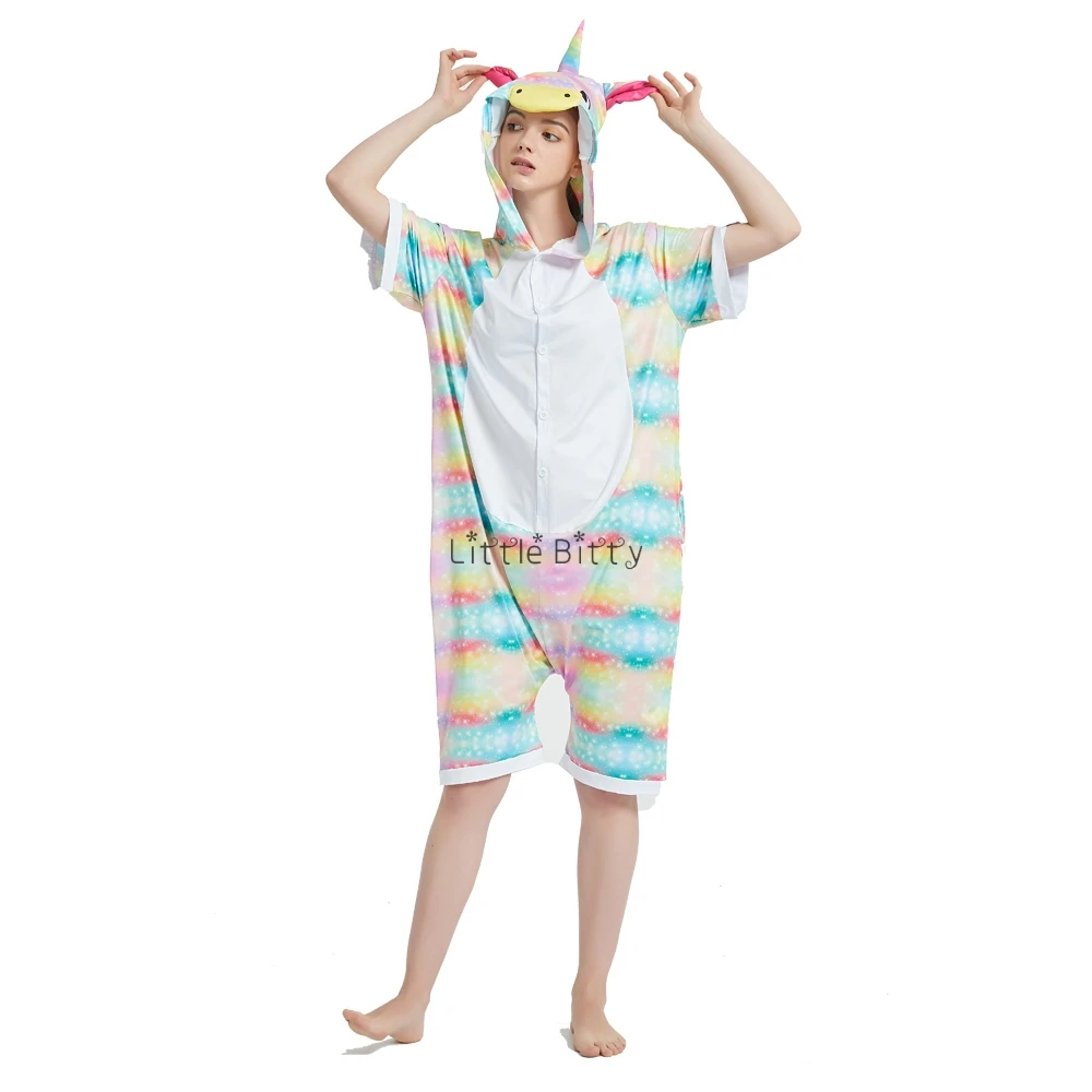 Кигуруми пижамы для мамы и детей комбинезон милая цельная Пижама пижама с